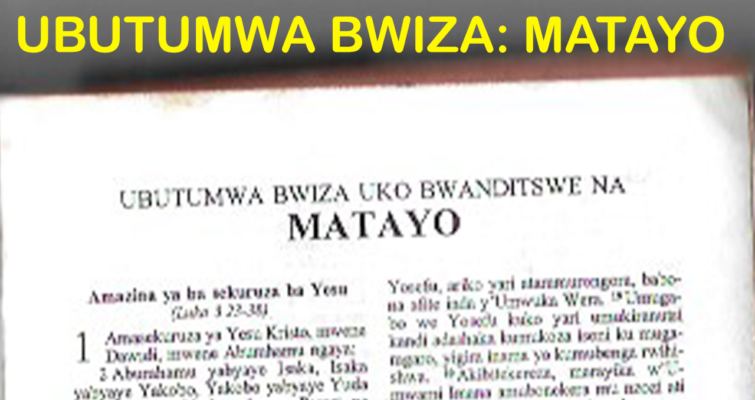 Matayo: sobanukirwa n’ ubutumwa bwiza bwa Matayo n’impamvu yanditse iki gitabo?